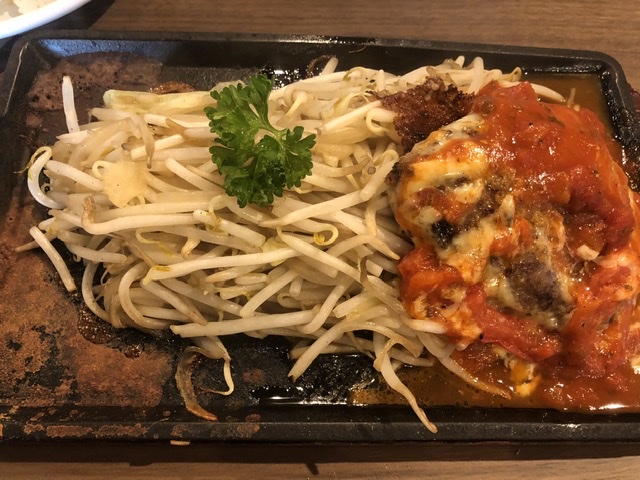 ブロッコリのハンバーグ